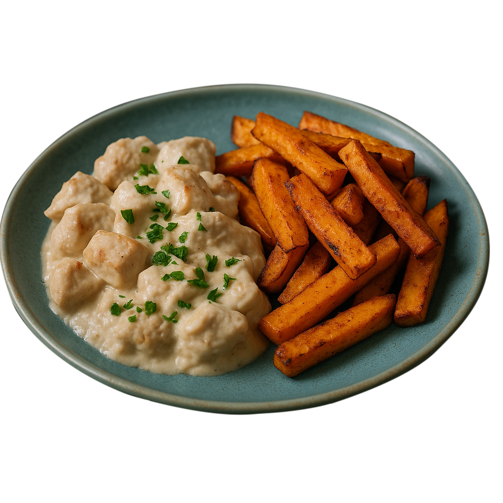 Estrogonofe de Frango com batata doce.png